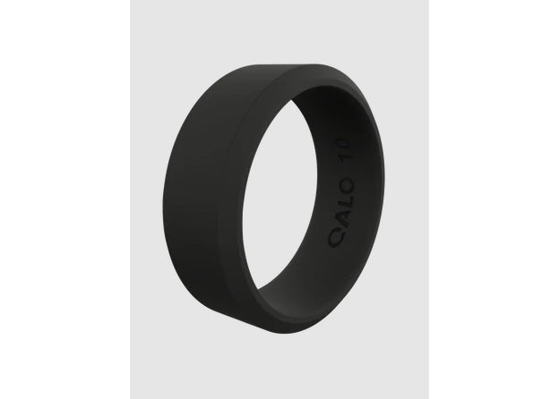 QALO Men's Pela Modern Ring 12 / Black