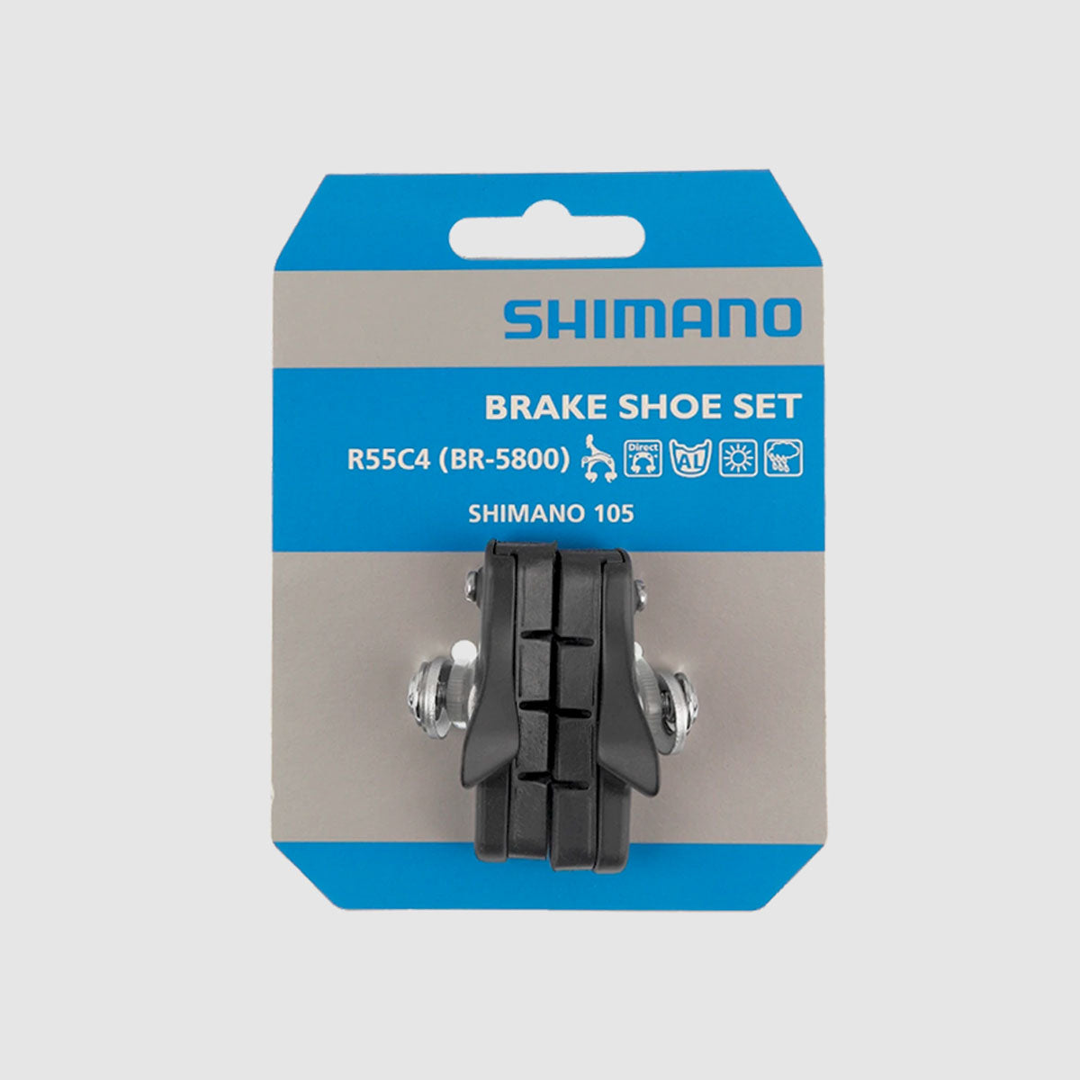 Shimano 105 5800-L Road Brake Pad Cartridges Black