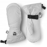 Hestra Heli Ski - Mitt - Pale grey / Offwhite