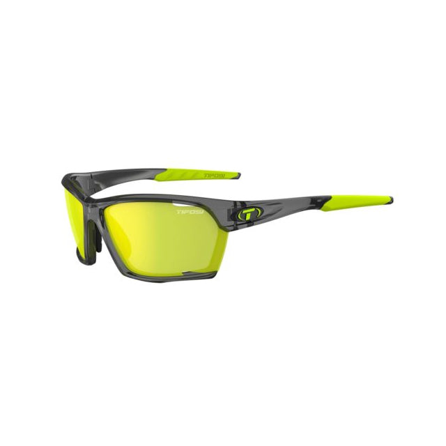 Tifosi Kilo | Crystal Smoke Clarion Yellow / Ac Red / Clear lens