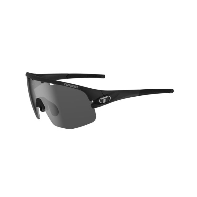 Tifosi Sledge Lite | Matte Black Smoke, Ac Red & Clear lens