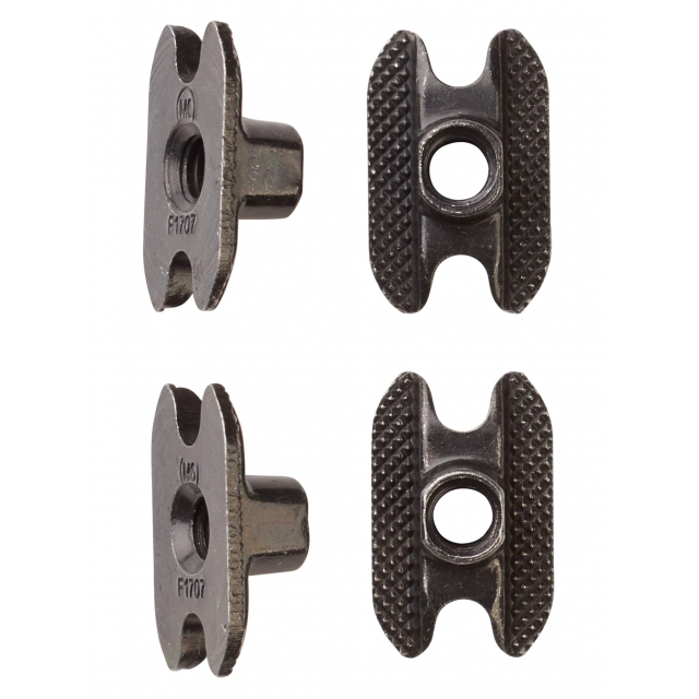 Burton M6 Channel Inserts 4 Pack Black