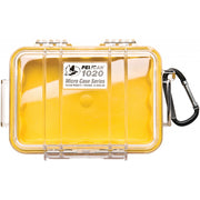 Pelican 1020 Micro Case Yellow/Clear