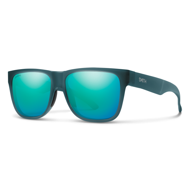 Smith Optics Lowdown 2 Matte Pacific Crystal - ChromaPop Glass Polarized Opal Mirror