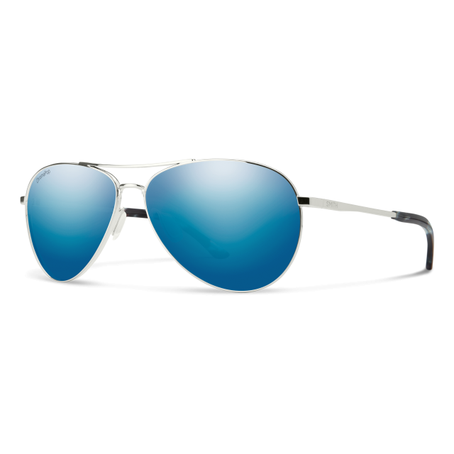 Smith Optics Langley 2 Silver - ChromaPop Polarized Blue Mirror