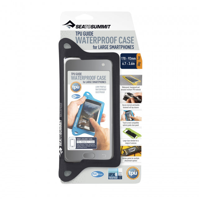 Sea To Summit Tpu Guide Waterproof Case For Large Smartphones Black