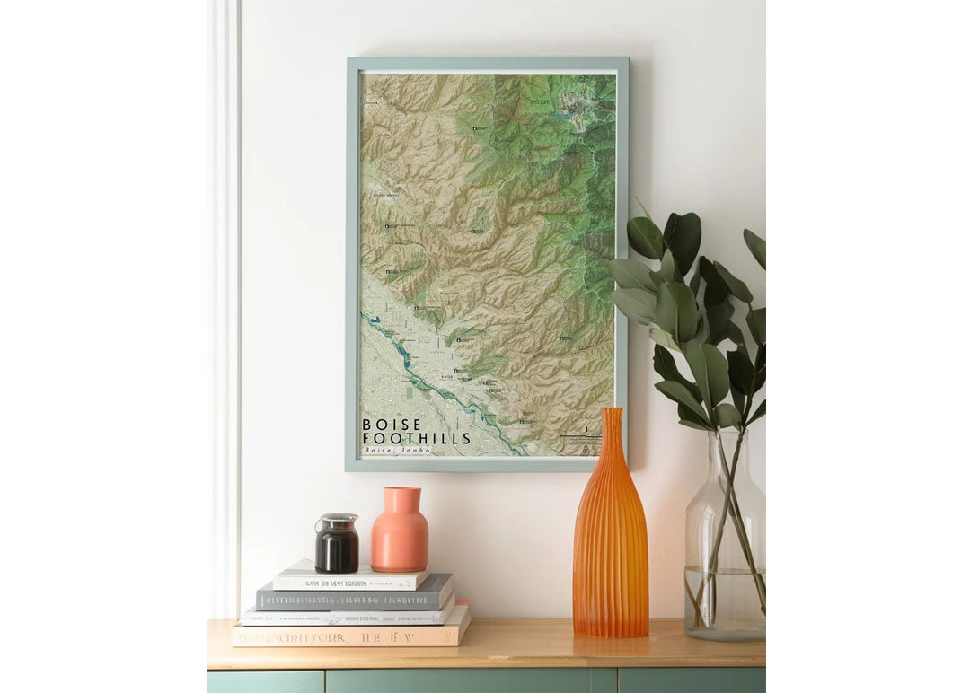 AA Topo Boise Foothills topographic map