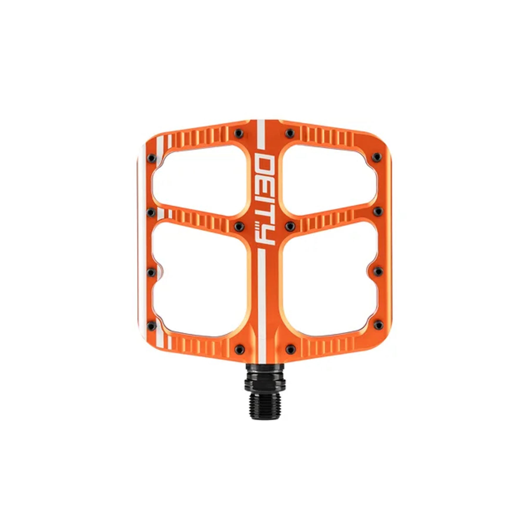 Deity Components Flat Trak Pedals Orange