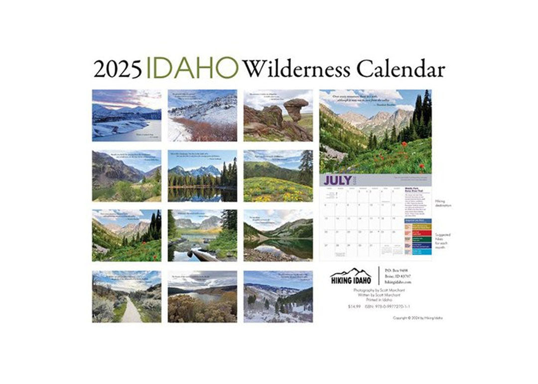 Hiking Idaho 2025 Idaho Wilderness Calendar