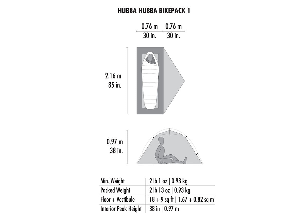 MSR Hubba Hubba Bikepacking Tent