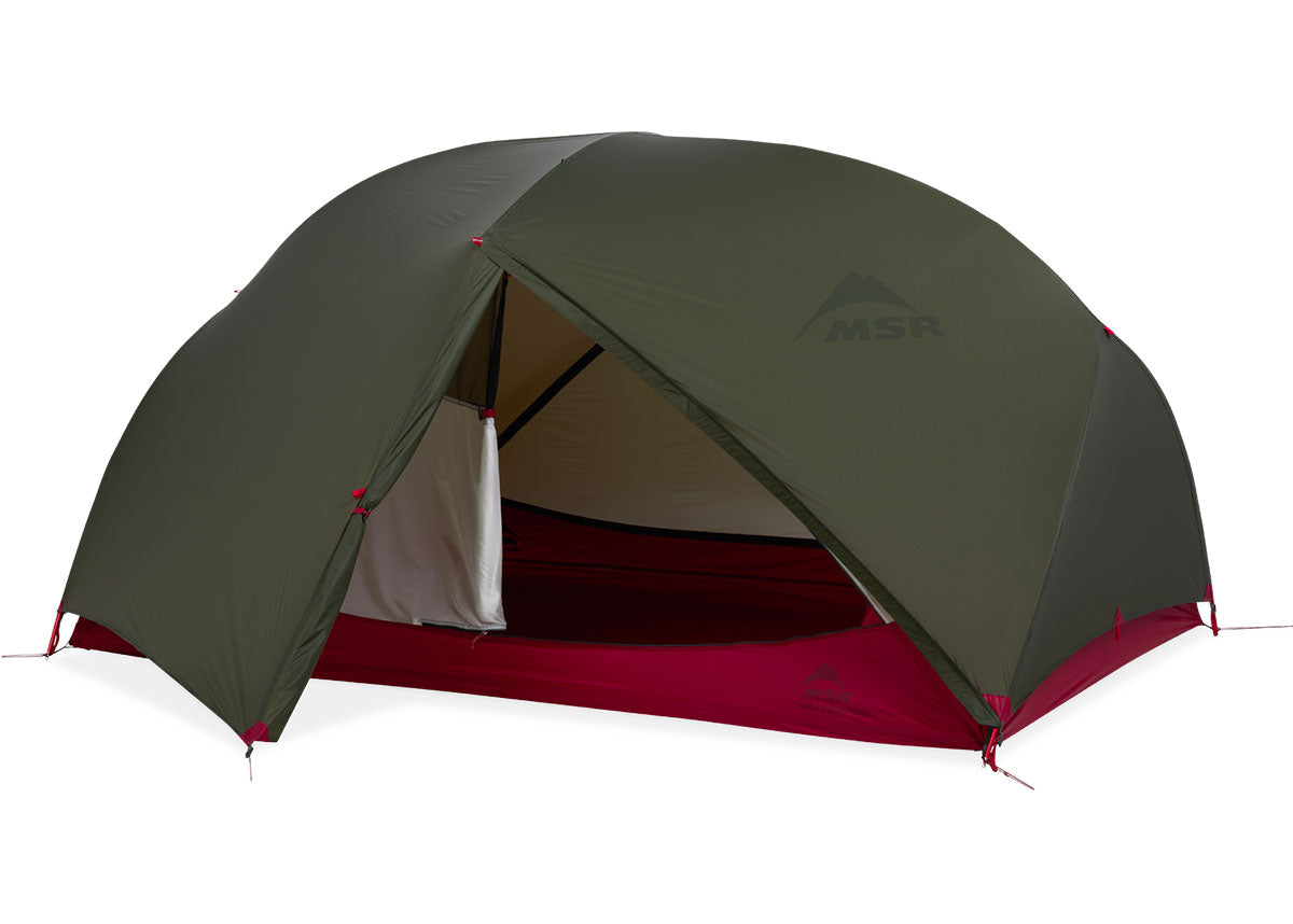 MSR Hubba Hubba Bikepacking Tent Green / Red / White