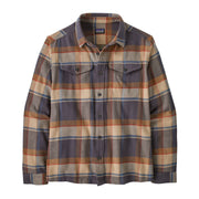 Patagonia Men's Fjord Flannel Shirt Sunrise Ridge: Forge Grey