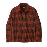 Patagonia Men's Fjord Flannel Shirt Cascade: Burnished Red