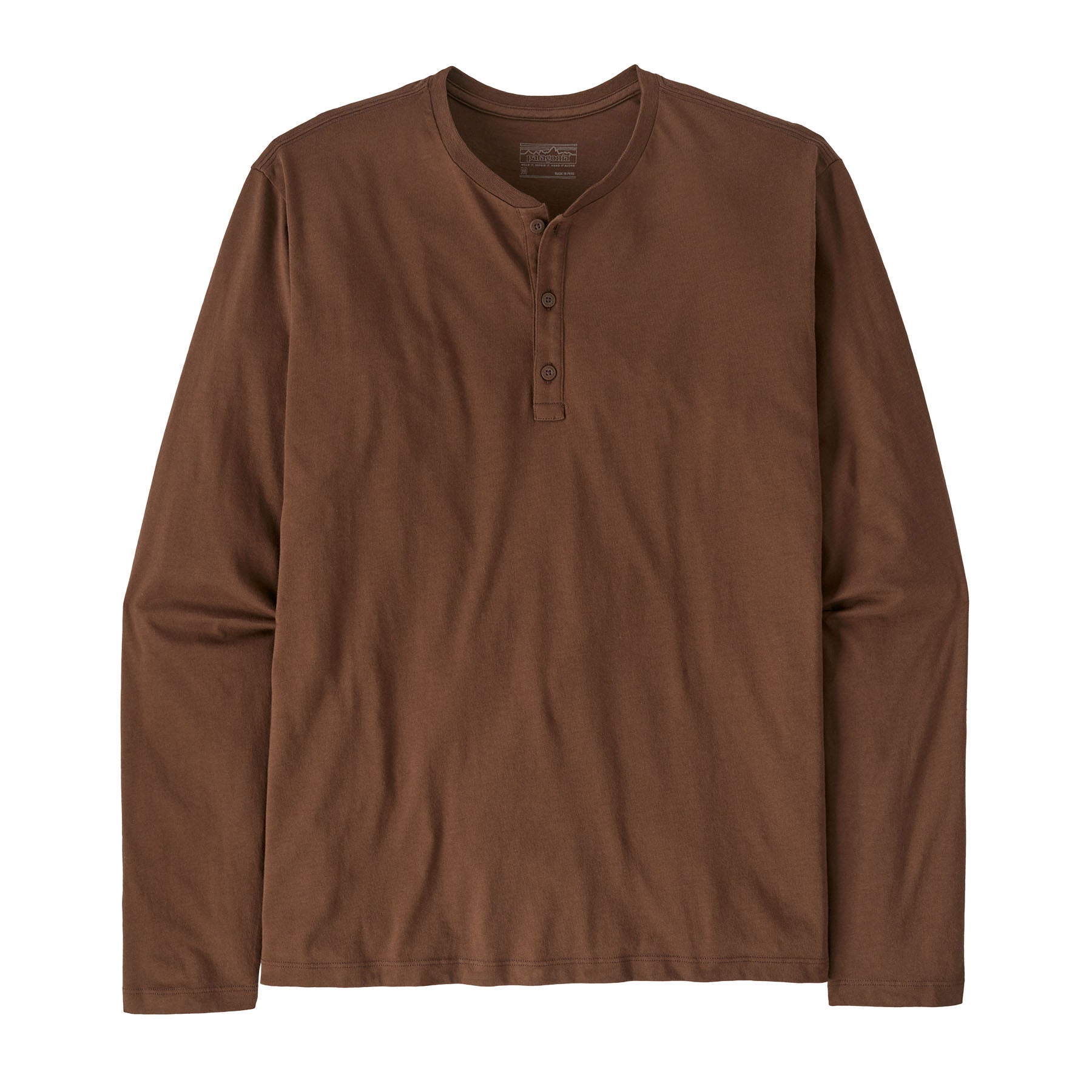 Patagonia Men's Long-Sleeved Daily Henley Molasses Brown