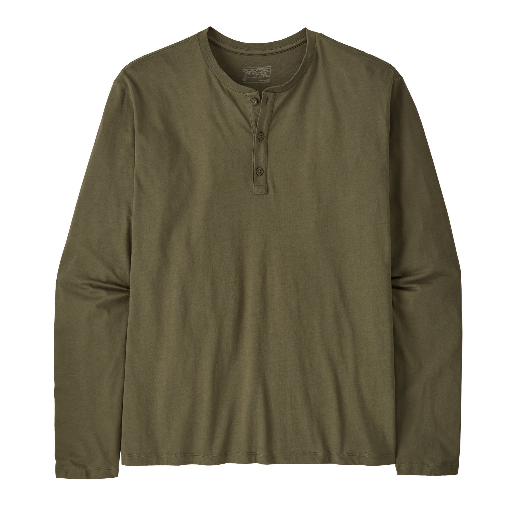 Patagonia Men's Long-Sleeved Daily Henley Basin Green