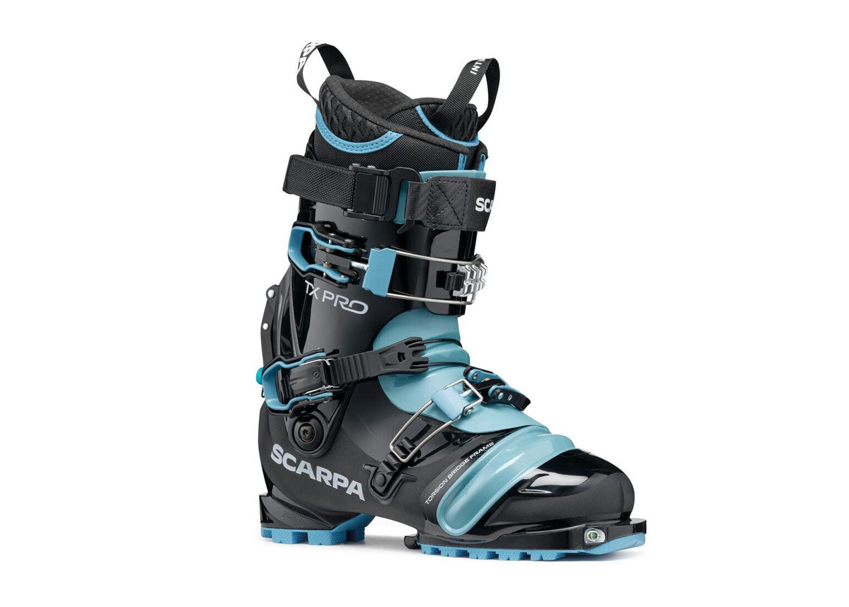 Scarpa TX Pro Women's Telemark Ski Boots Black / Polar Blue