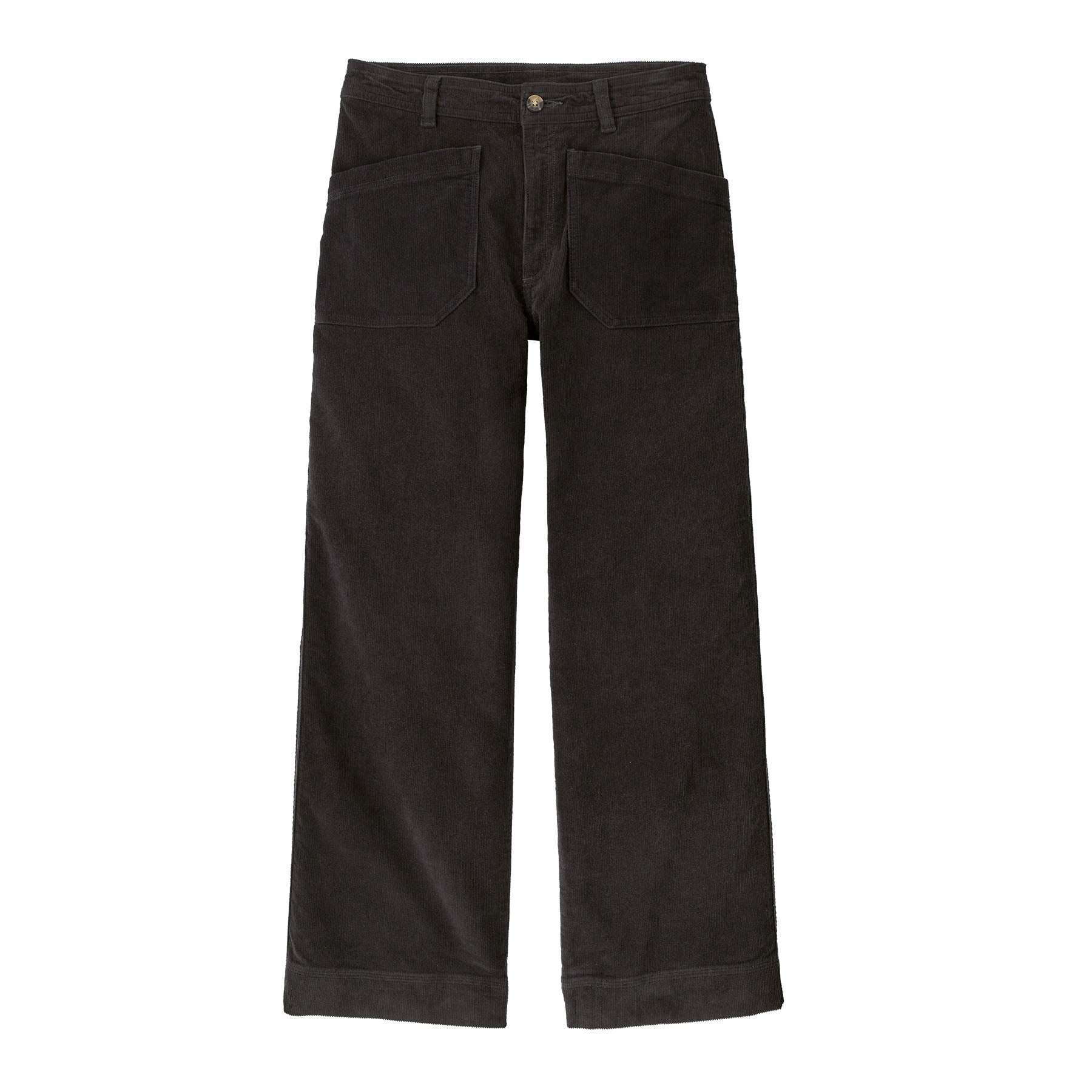 Patagonia Women's Wide-Leg Corduroy Pants Ink Black