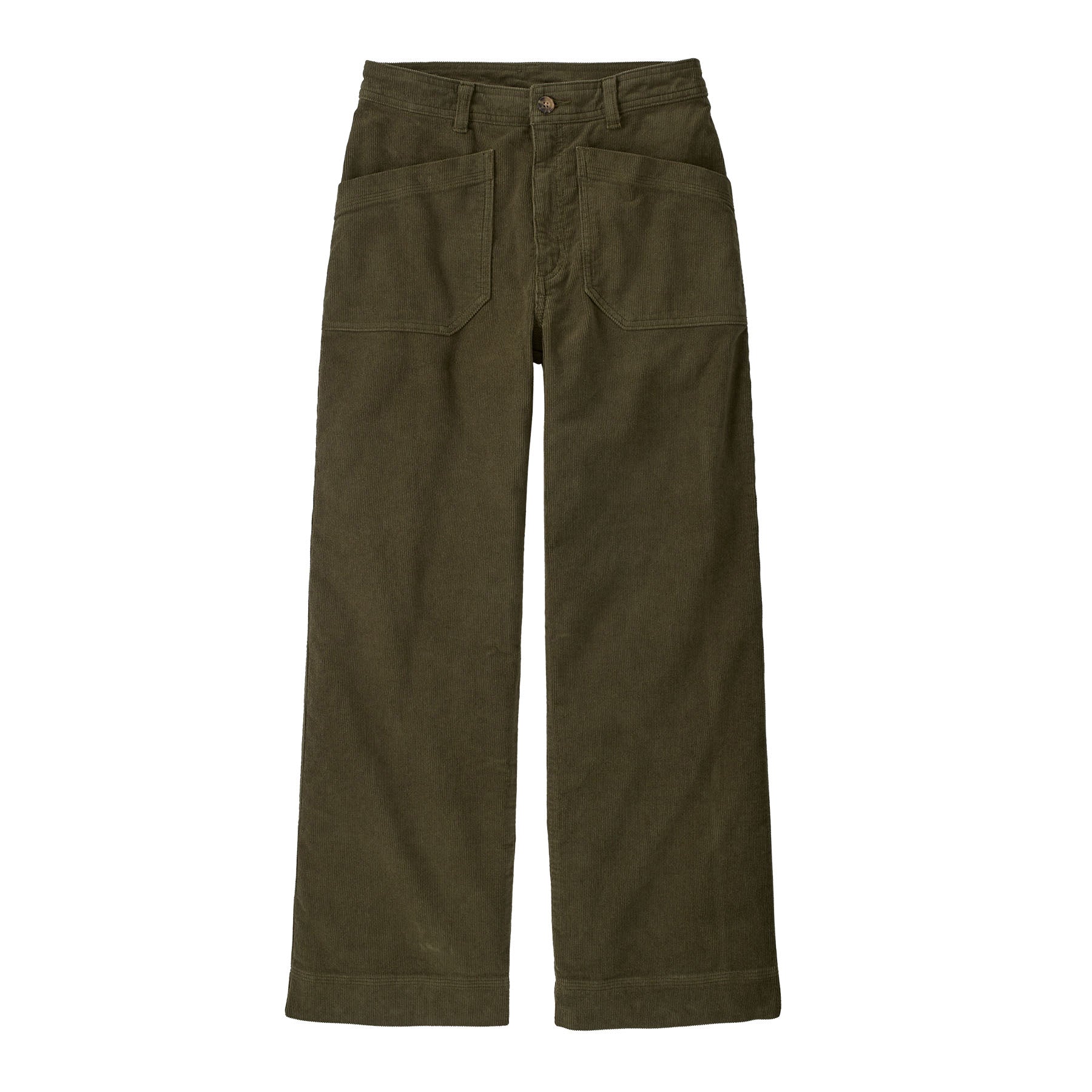 Patagonia Women's Wide-Leg Corduroy Pants Basin Green