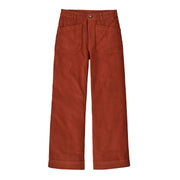 Patagonia Women's Wide-Leg Corduroy Pants Burnished Red