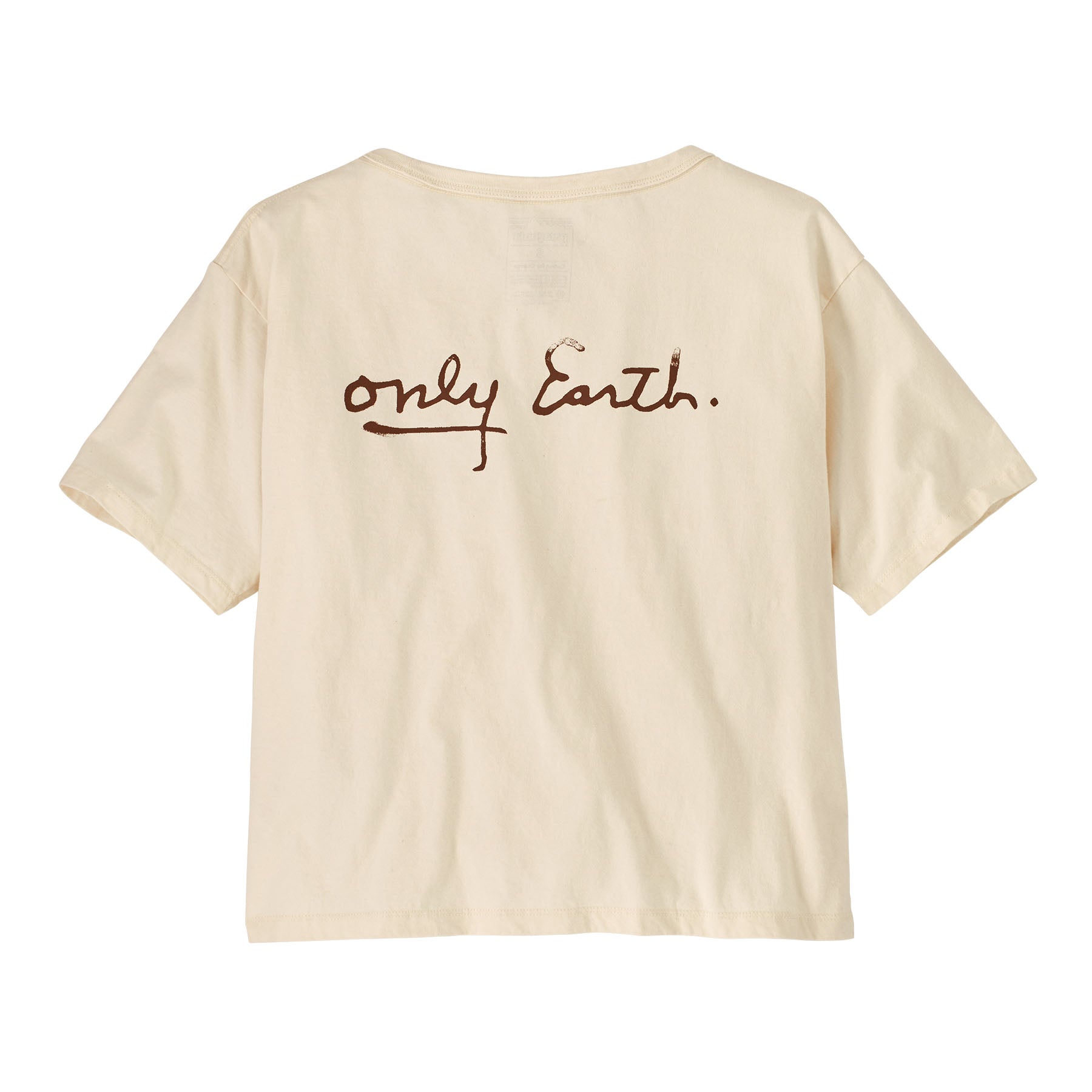 Patagonia Women's CTA Easy Cut Organic T-Shirt Only Earth: Undyed Natural