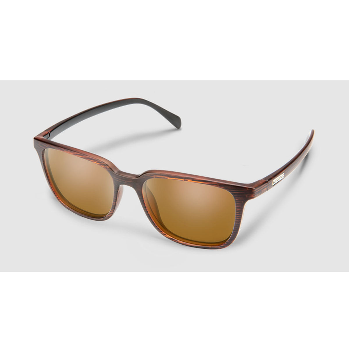 Suncloud Optics Boundary Sunglasses Burnished Brown + Polarized Brown Lens