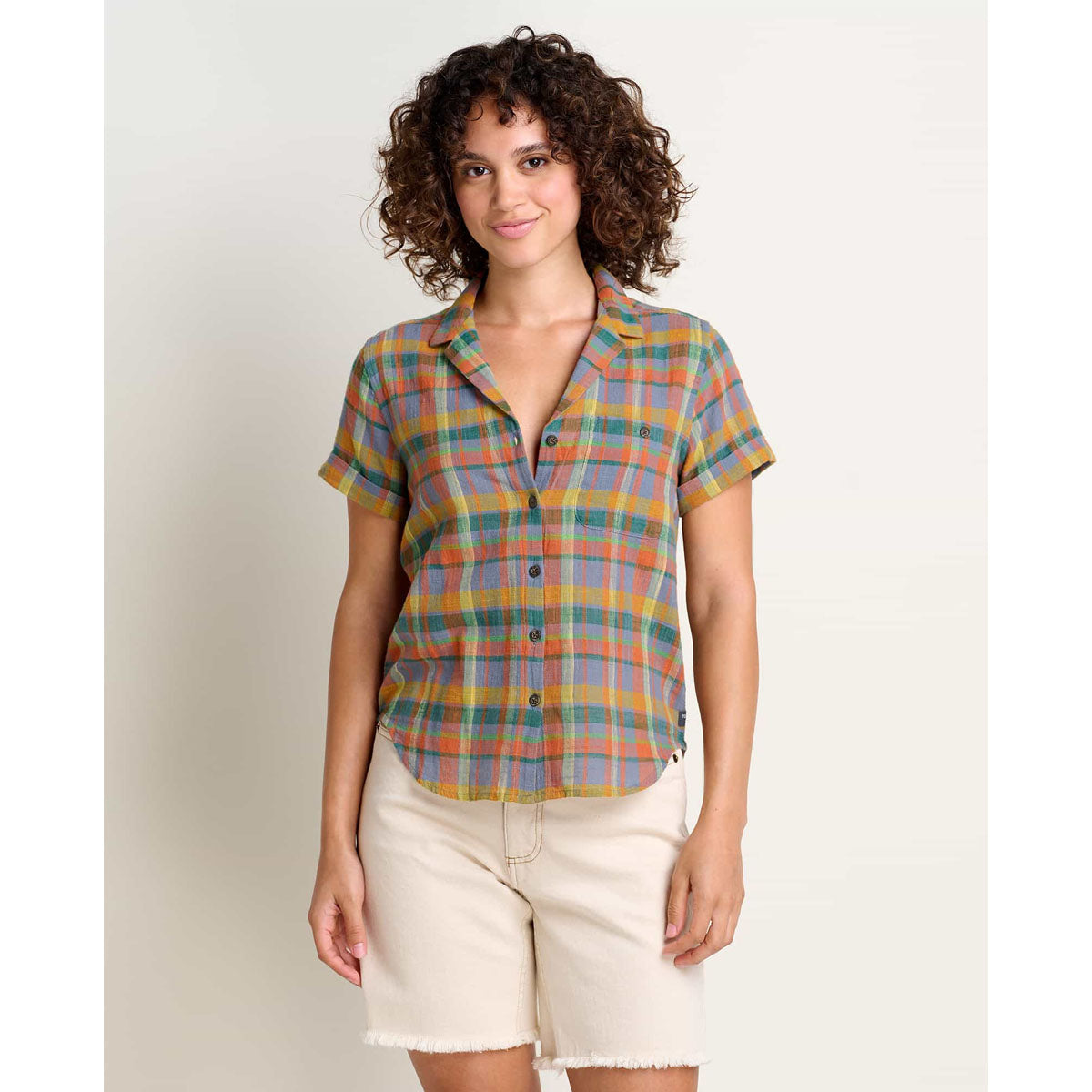 Toad&Co. Women's Camp Cove Short Sleeve Shirt North Shore II