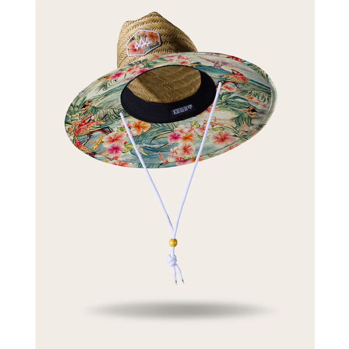 Hemlock Hanalei Straw Hat Hula