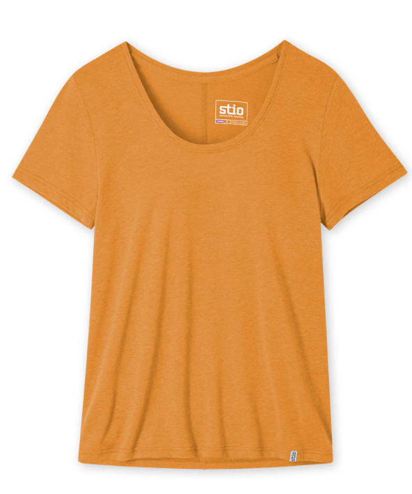 Stio Women's Divide Scoop Neck Tee SS Local Honey Heather