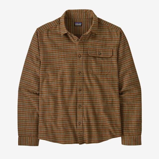 Patagonia L/s Lw Fjord Flannel Shirt Redtail Rust