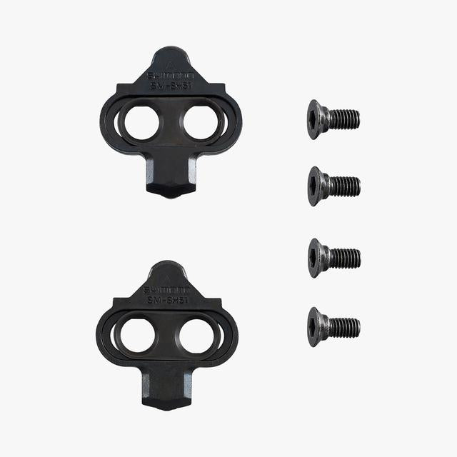 Shimano Cycling Sm-sh51 Speed Cleat Set (Pair) Single Release W/o Cleat Nut Black