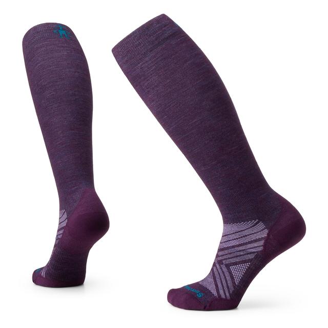 Smartwool Ski Zero Cushion Over The Calf Socks Purple Iris