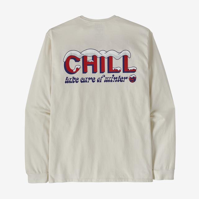 Patagonia Long Sleeved Chill Responsibilitee Birch White