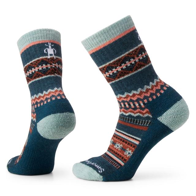 Smartwool Everyday Snowed In Sweater Crew Socks Twilight Blue