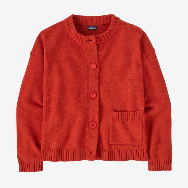 Patagonia Recycled Wool Sweater Jacket Madder Red