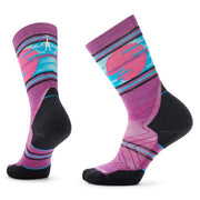 Smartwool Trail Run Targeted Cushion Sunset Trail Crew Socks Meadow Mauve