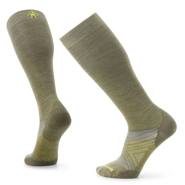 Smartwool Ski Zero Cushion Over The Calf Socks Winter Moss