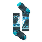 Smartwool Wintersport Polar Bear Pattern Over The Calf Socks Twilight Blue