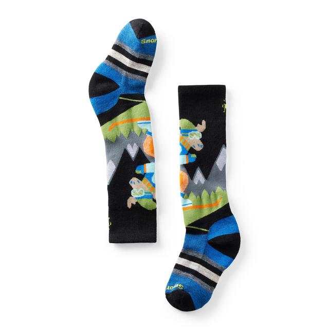 Smartwool Wintersport Full Cushion Mountain Moose Pattern Over The Calf Socks Black