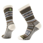 Smartwool Everyday Snowed In Sweater Crew Socks Military Olive