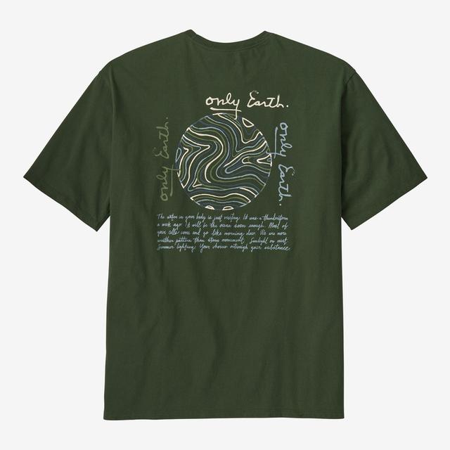 Patagonia Cta Organic T Shirt Torrey Pine Green