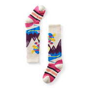 Smartwool Wintersport Full Cushion Mountain Moose Pattern Over The Calf Socks Moonbeam