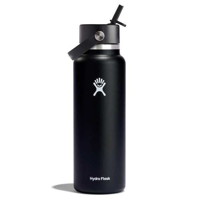 Hydro Flask 40 Oz Wide Flex Straw Cap Black