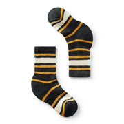 Smartwool Hike Light Cushion Striped Crew Socks Charcoal