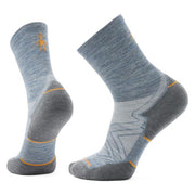 Smartwool Run Mid Crew Socks Pewter Blue