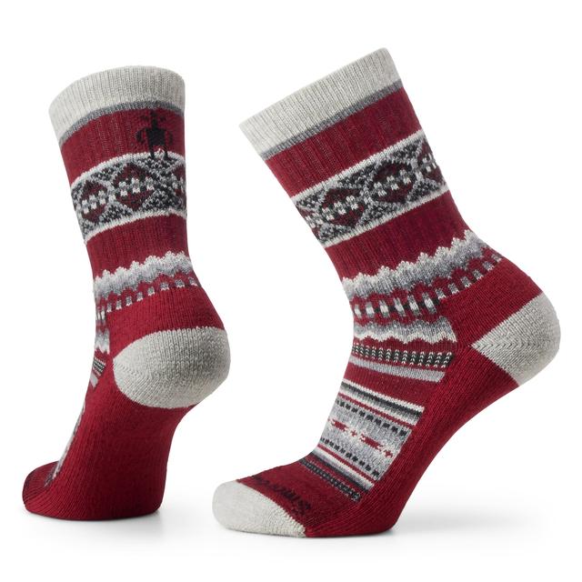 Smartwool Everyday Snowed In Sweater Crew Socks Tibetan Red