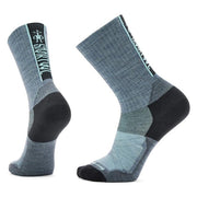 Smartwool Bike Zero Cushion Ribbed Crew Socks Pewter Blue