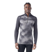 Smartwool Classic Thermal Merino Base Layer 1/4 Zip Charcoal Foggy Pines