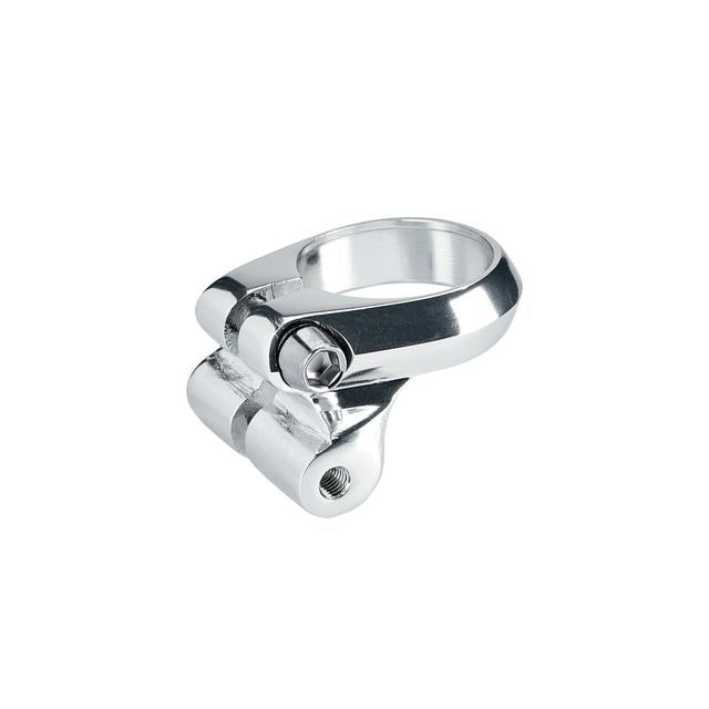 Electra 28.6mm Seatpost Clamp With Rack Mounts Silver