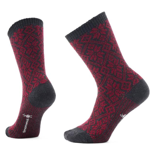 Smartwool Everyday Traditional Snowflake Crew Socks Tibetan Red