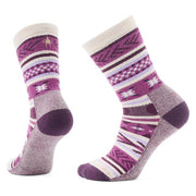 Smartwool Everyday Cozy Cabin Games Crew Socks Meadow Mauve